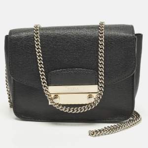 Pre Owned حقيبة كروس فوريللا ميني ميتروبوليس جلد برّاق أزرق