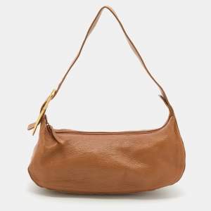 Furla Brown Leather Shoulder Bag