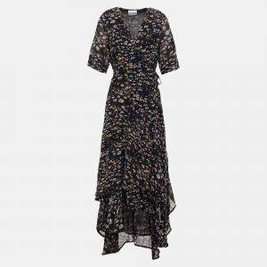 Ganni Viscose Midi Dress EU 38