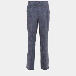 Ganni Polyester Straight Leg Pants EU 38