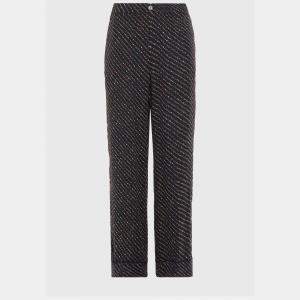 Ganni Viscose Straight Leg Pants EU 38