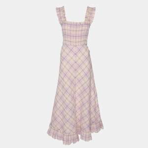Ganni Multicolor Cotton Blend Long Dress M