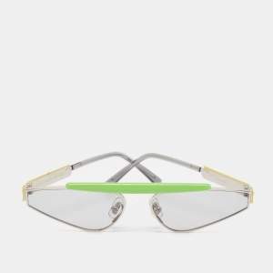 Gentle Monster Kids Green/Light Grey New Turtle Shield Sunglasses