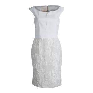 Giambattista Valli Off White Sleeveless Dress XS