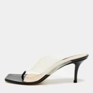Pre Owned Gianvito Rossi Lotus Size 40 Transparent PVC Thong Sandals