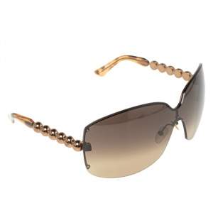 Giorgio Armani Brown Acetate EA9540 Gradient Shield Sunglasses