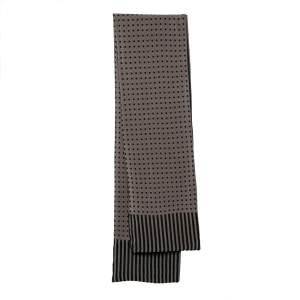Giorgio Armani Le Collezioni Polka Dot & Striped Silk Blend Reversible Scarf