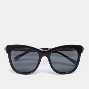 Pre Owned Giorgio Armani Black AR8011 Oval Sunglasses