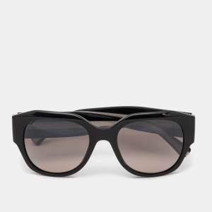 Giorgio Armani Black AR8140 Oversized Sunglasses