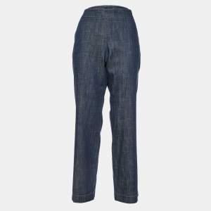 Giorgio Armani Dark Blue Denim Straight Fit Jeans L/Waist 34"