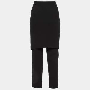 Giorgio Armani Black Crepe Trousers L