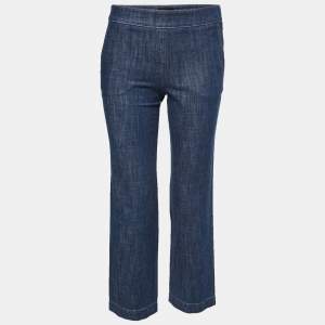 Giorgio Armani Blue Dark Wash Denim Wide Leg Jeans M / Waist 30"