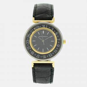 Pre Owned Girard-Perregaux Integrale Quartz Stainless Steel Yellow Gold Women's Wristwatch 32mm