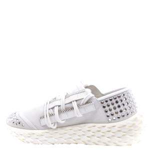 Giuseppe Zanotti White Studded Sneakers Size EU 37.5