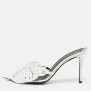 Pre Owned صندل سلايد جوسيبي زانوتي جلد لامع زهري مقاس 38