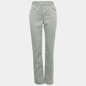 Givenchy Black/White Monogram Jacquard Jeans M Waist 30"