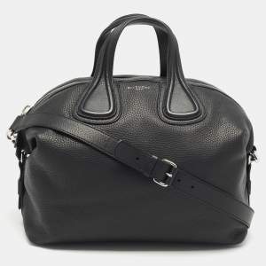 Givenchy Black Leather Medium Nightingale Bag