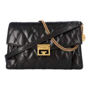 Givenchy Black Quilted Leather GV3 Medium bag