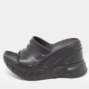 Givenchy Black Rubber Marshmellow Sandals Size 36