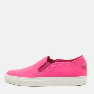 Givenchy Pink Leather Slip On Sneakers Size 40