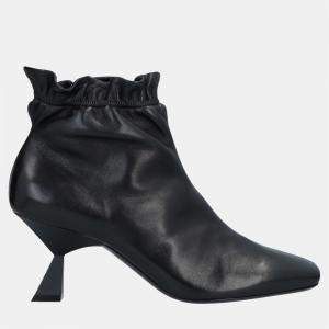 Givenchy Leather Geometric Heel Ankle Boots 40