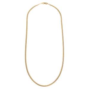 Givenchy Vintage Gold Tone Flat Chain Necklace 