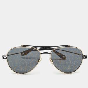 Givenchy Black/Gold GV7057/S 2M27Y Stars Aviator Sunglasses