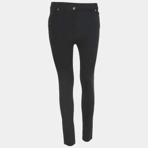 Givenchy Black Stretch Crepe Skinny Trousers M