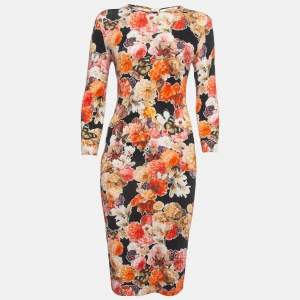 Givenchy Multicolor Printed Knit Short Dress S