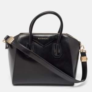 Givenchy Black Leather Small Antigona Satchel