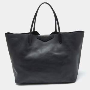 Givenchy Black Leather Large Antigona Shopper Tote