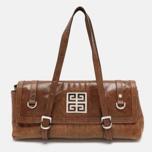 Givenchy Brown Leather Satchel