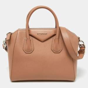 Givenchy Beige Leather Small Antigona Satchel