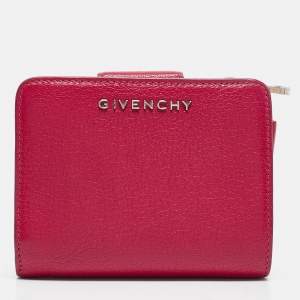 Givenchy Fuchsia Leather Pandora Compact Wallet