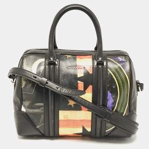 Givenchy Multicolor Coated Canvas and Leather Lucrezia American Flap Bag
