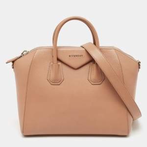 Givenchy Beige Leather Medium Antigona Satchel