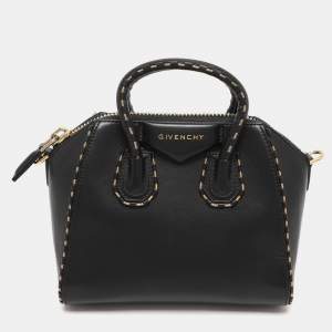 Givenchy Black Leather Mini Antigona Satchel