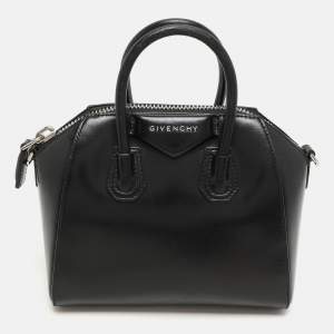 Givenchy Black Leather Mini Antigona Satchel