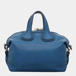 Givenchy Blue Leather Nightingale Small Bag