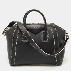 Givenchy Black Leather Medium Antigona Satchel