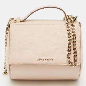 Givenchy Light Pink Leather Pandora Box Bag