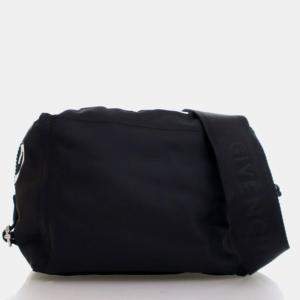Pre Owned Givenchy Pandora Black Nylon Shoulder Bag
