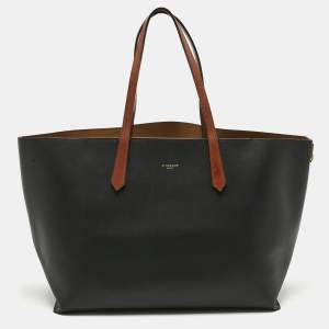Givenchy Black Leather GV Shopper Tote