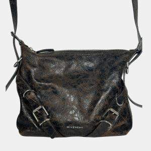 Pre Owned Givenchy Voyou Crossbody bag in Crackled Leather