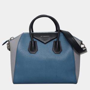 مملوكة مسبقًا Givenchy Blue/Grey/Black Medium Antigona Satchel Bag