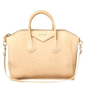 Givenchy Nude Nubuck Medium Antigona Satchel