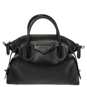 Givenchy Black Leather Small Antigona Satchel