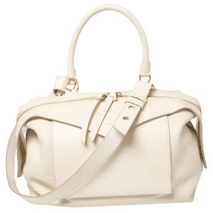 Givenchy Vanilla Leather Sway Top Handle Bag