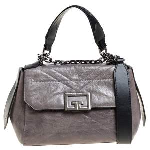 Pre Owned Givenchy Pearl Aged Leather Small ID Bag