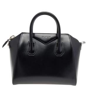 Givenchy Black Leather Small Antigona Satchel